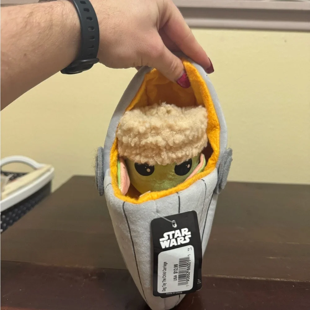 Star Wars Mandalorian Dog Toy The Child Carriage Plush NWT